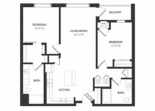 Floor plan D1