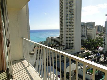 View from the lanai (balcony)
