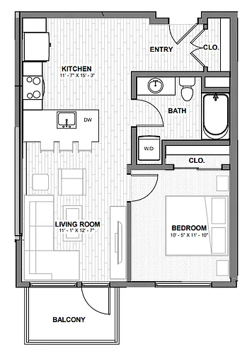Floor plan Evans - B