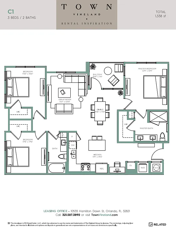 Floor plan C1