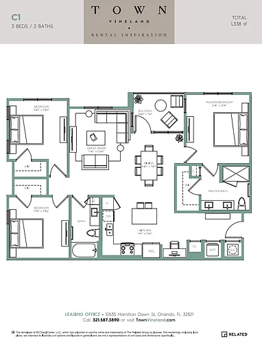Floor plan C1