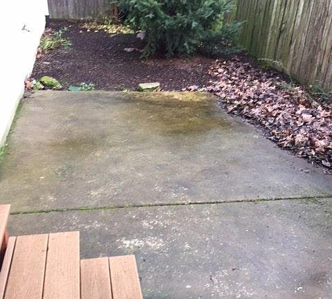 private patio off of living room