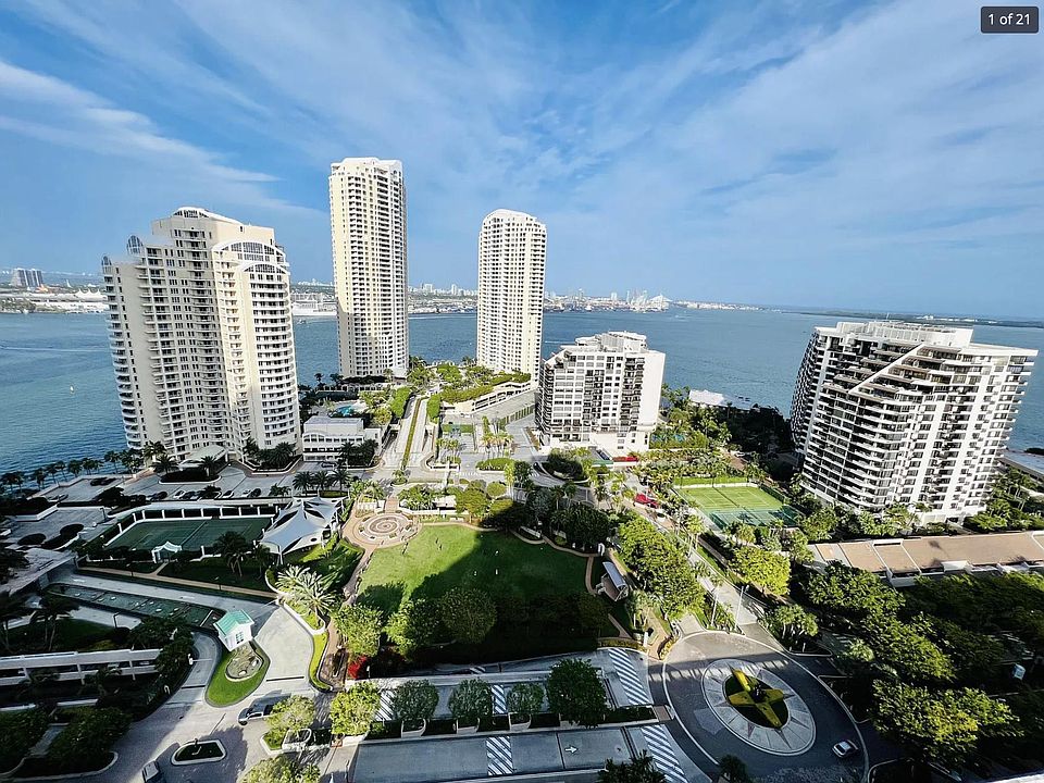 Drone island view