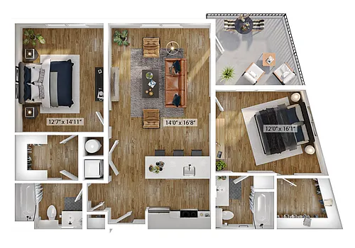 Floor plan Indigo-2E