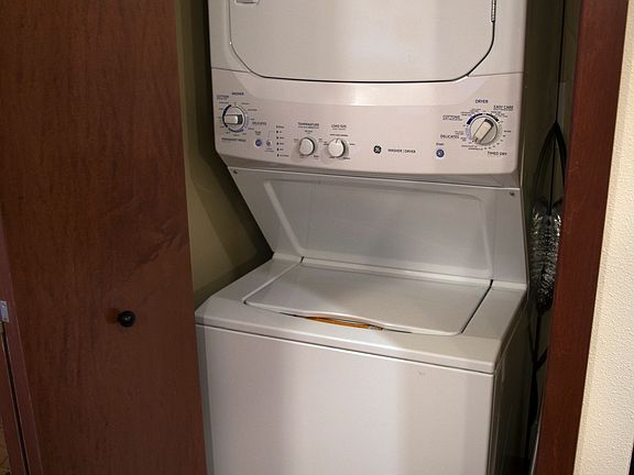 In-unit washer and dryer