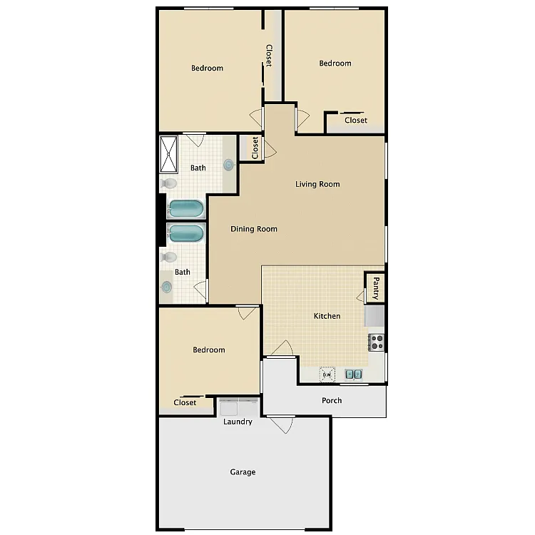 Floor plan Plan B