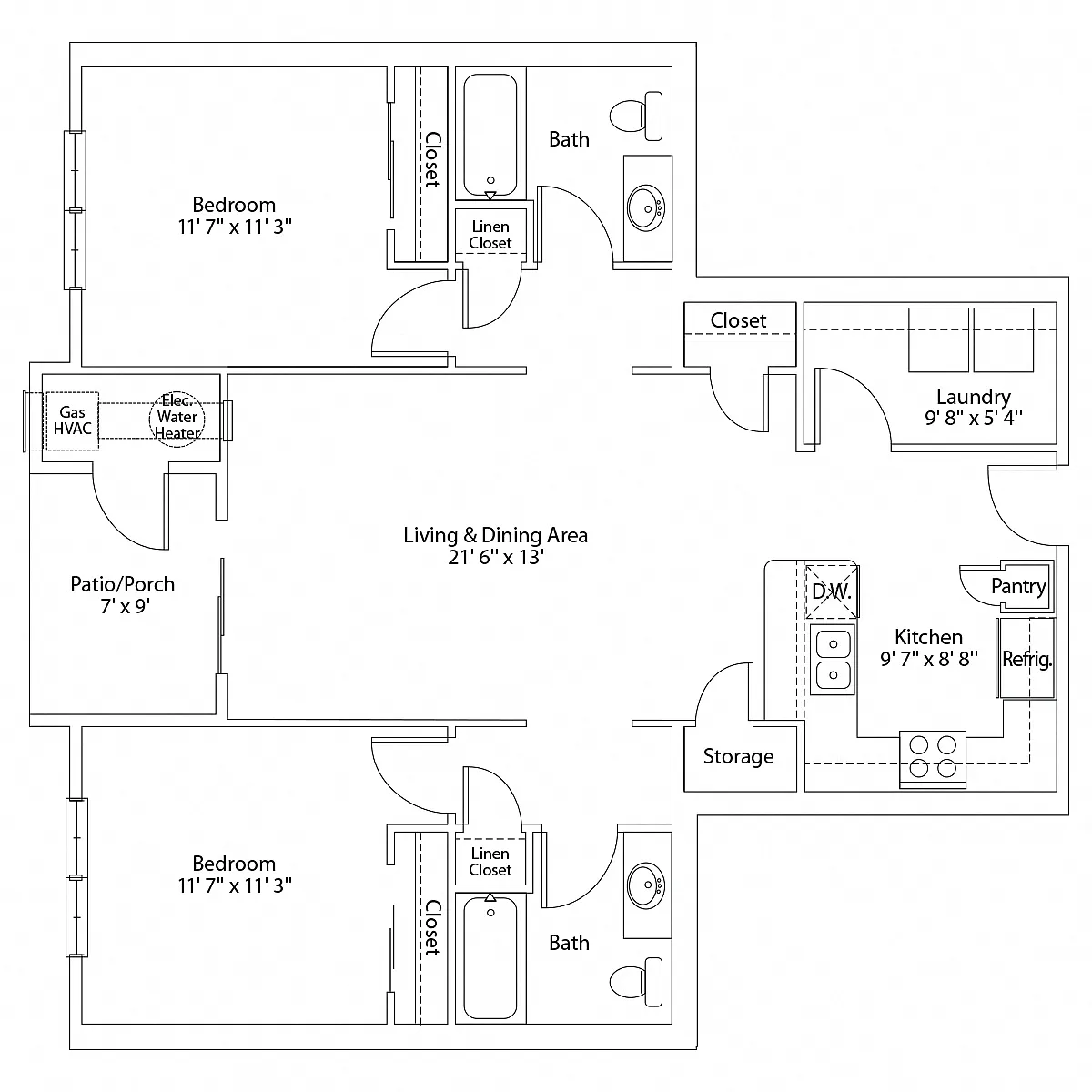 Floor plan The Pebble