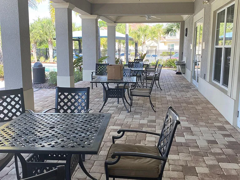 Club house patio