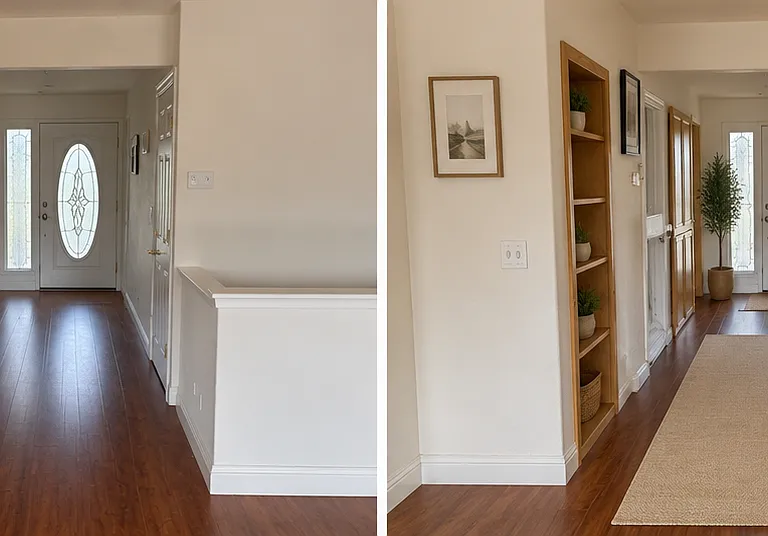 The entry hallway