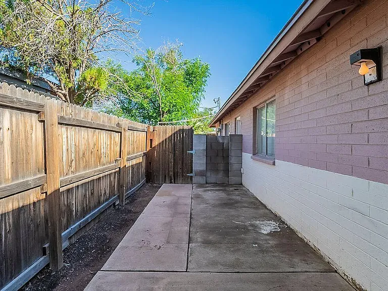Private patio
