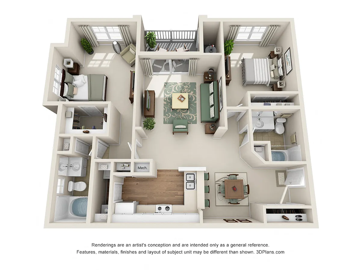 Floor plan The Montreal