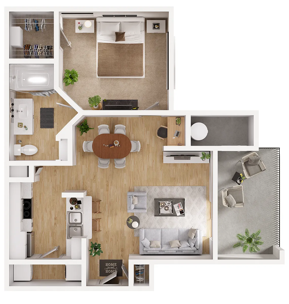 Floor plan Oak