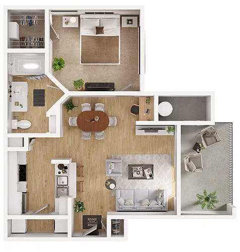 Floor plan Oak