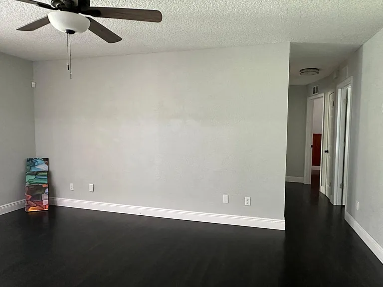 Living room and main hallway
