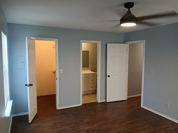 Master bedroom with bath