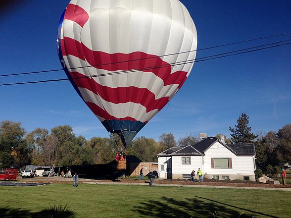 This balloon landed in the past year last year