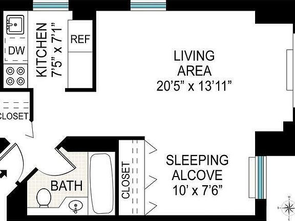 2nd image of 145 E 48th St APT 6B