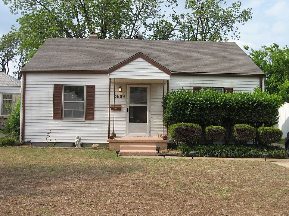 The front of the house.