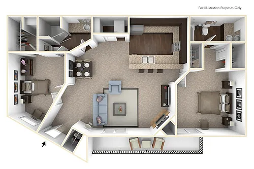 Floor plan 2X2