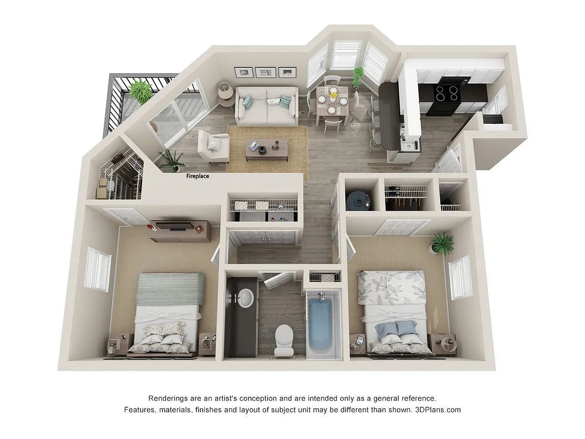 Floor plan A4 w/ Den