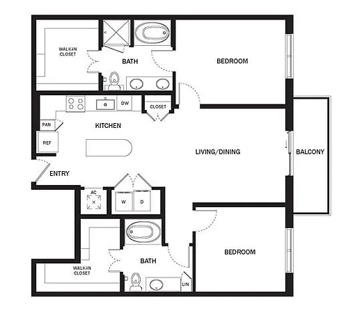 Floor plan B6
