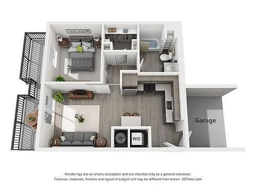 Floor plan A1G
