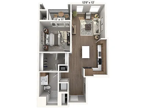 Floor plan A12