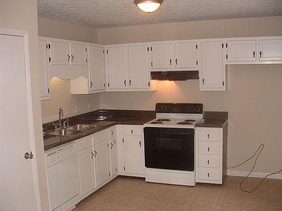 Kitchen with ceramic tile floor