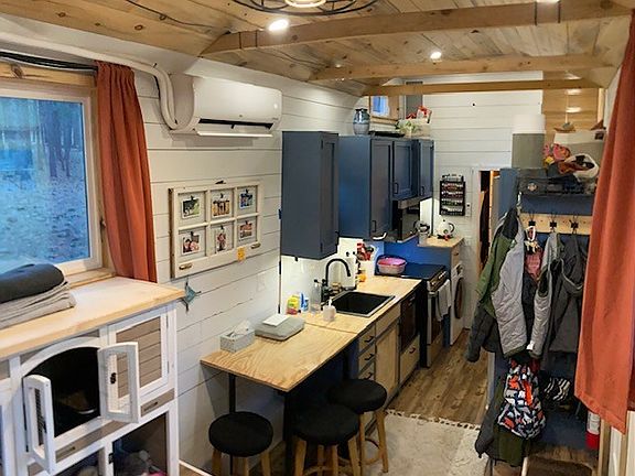 Kitchen looking from living room