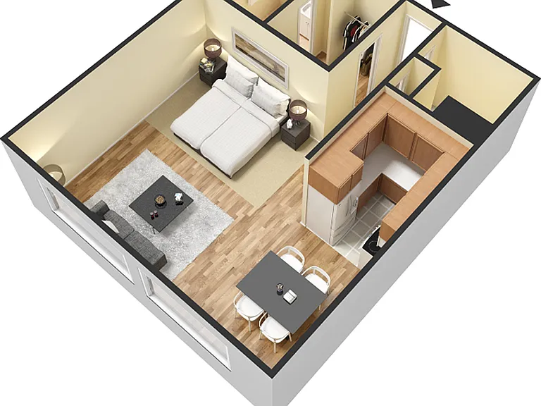 Efficiency with 1 Bath Efficiency with 1 Bath