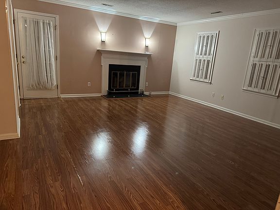 Living/Family Room from hallway to back door angle