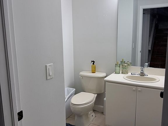 half bathroom downstairs