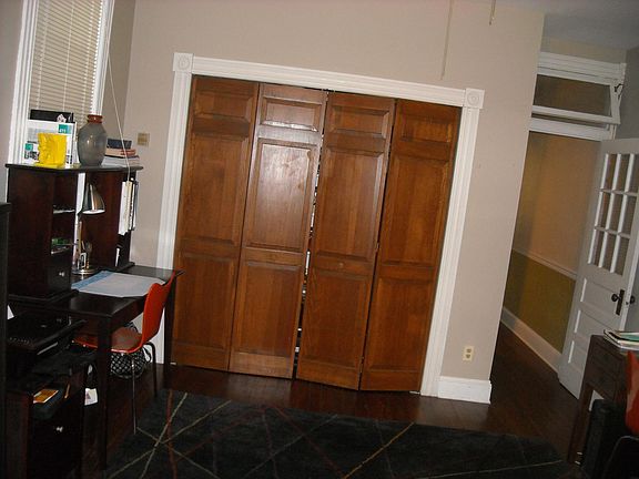 back bedroom facing closet