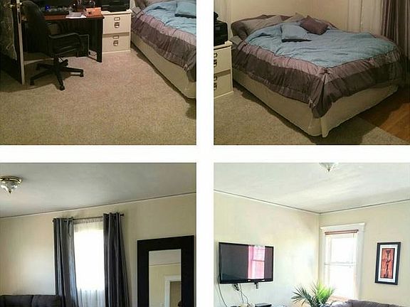 Bedroom on first floor with space off of it for office/walk