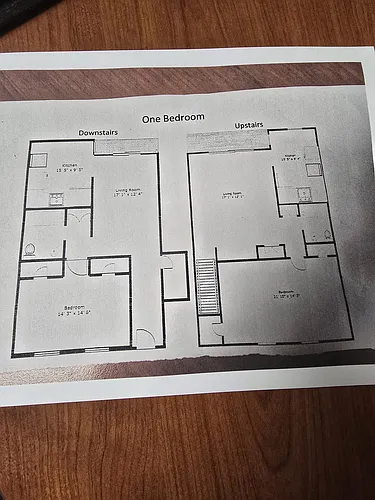 Floor plan One Bedroom