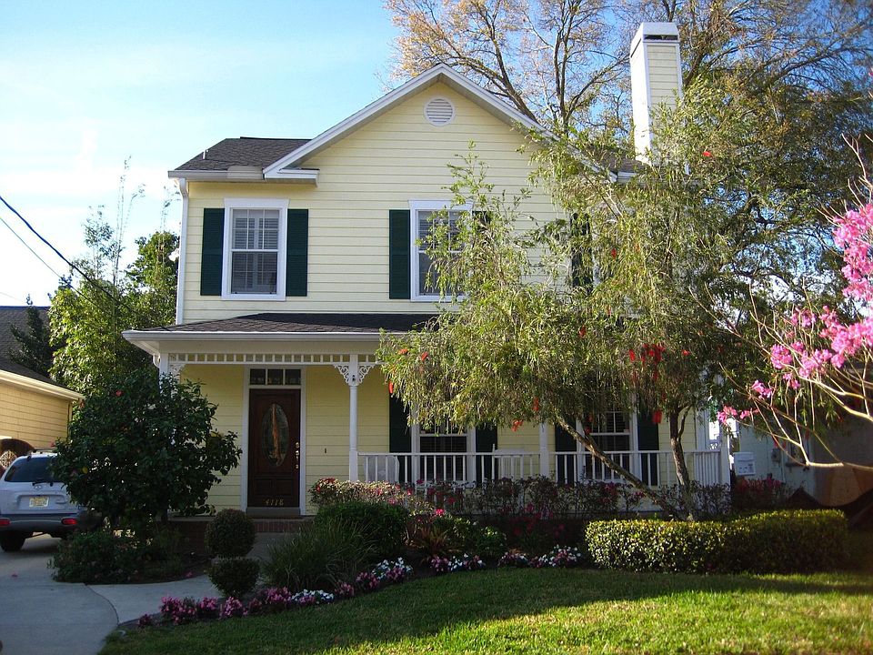 Beautiful front landscaping and front porch