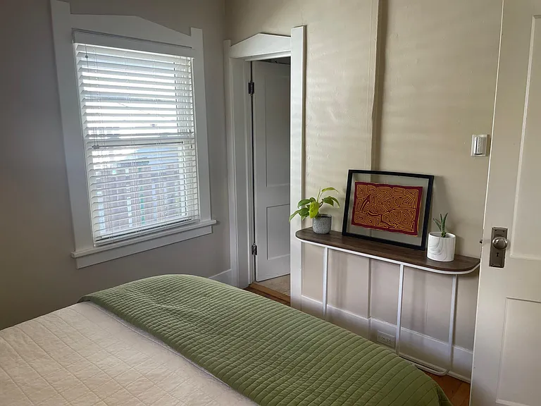 Back bedroom with furniture ideas looking towards the North side window