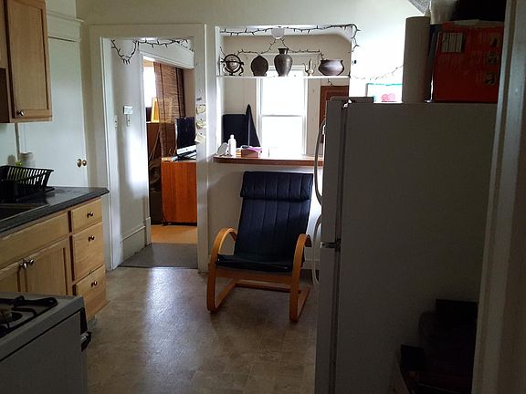 kitchen looking into living room