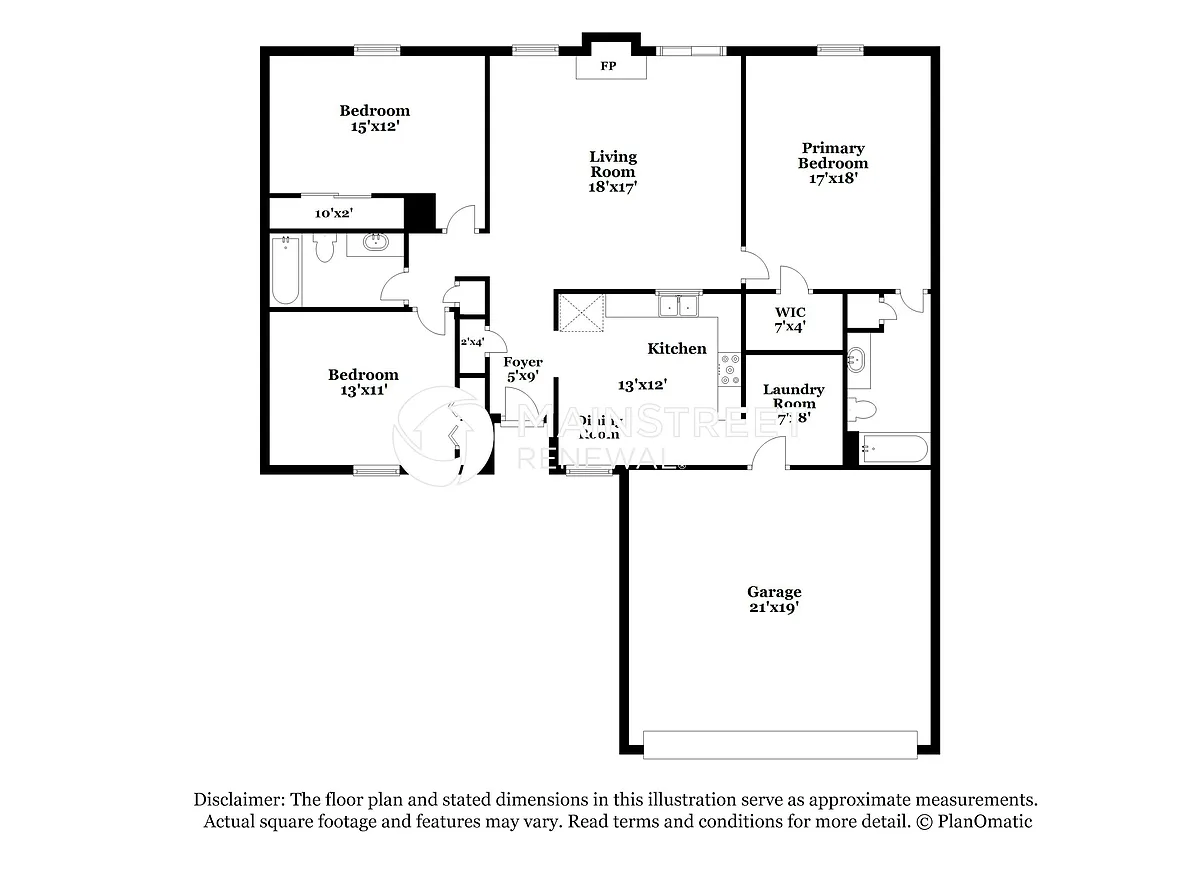 Floor Plan - 12250 Longstraw Dr