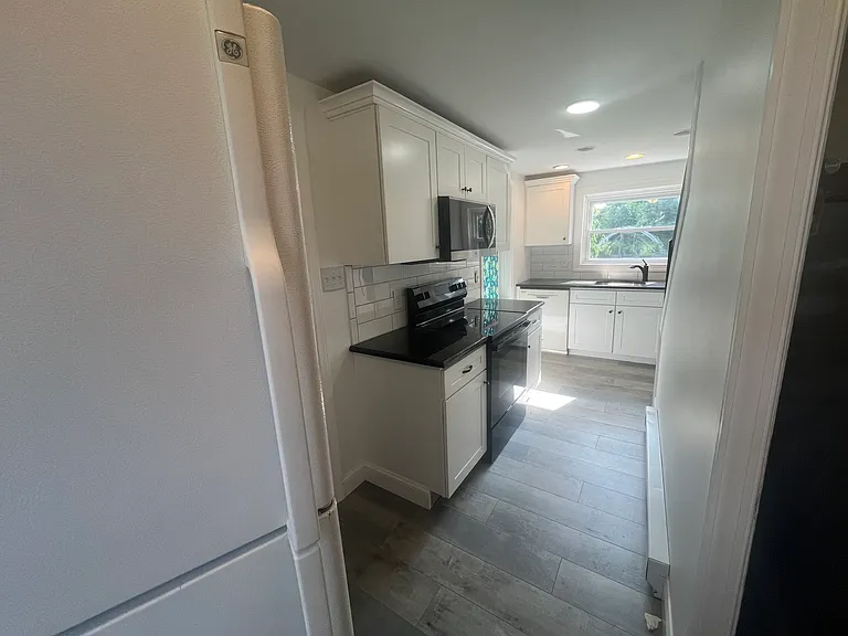 Kitchen view from basement door
