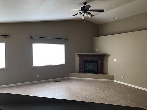 Living room with gas fireplace