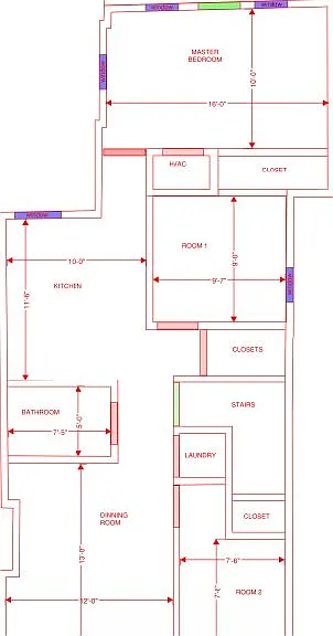909 S Bell Ave #2 - Layout