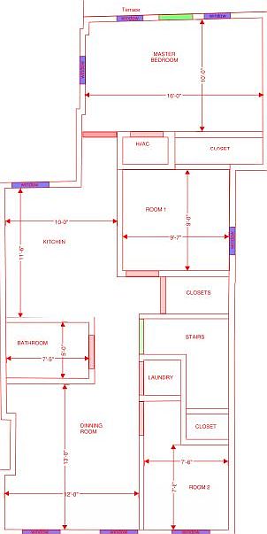 909 S Bell Ave #2 - Layout