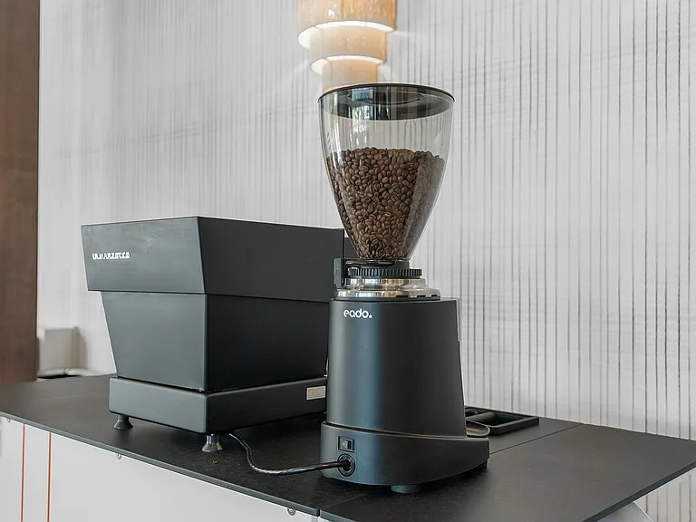 Elevate your mornings with this sophisticated coffee setup.