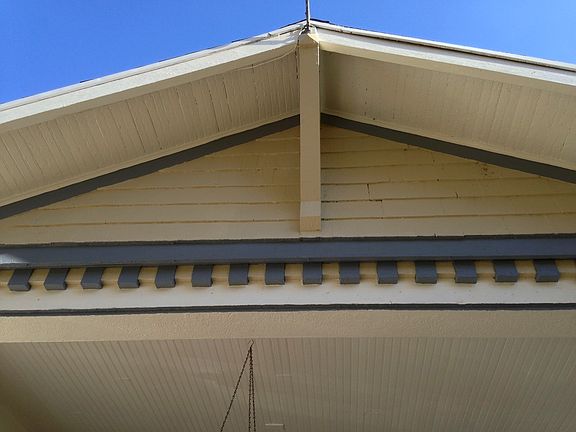 Dental work on front Porch