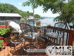 Outside deck area