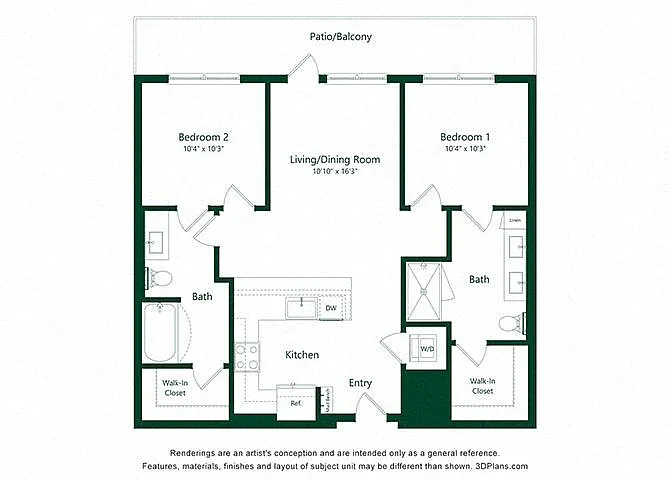 Floor plan B1A