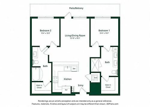 Floor plan B1A
