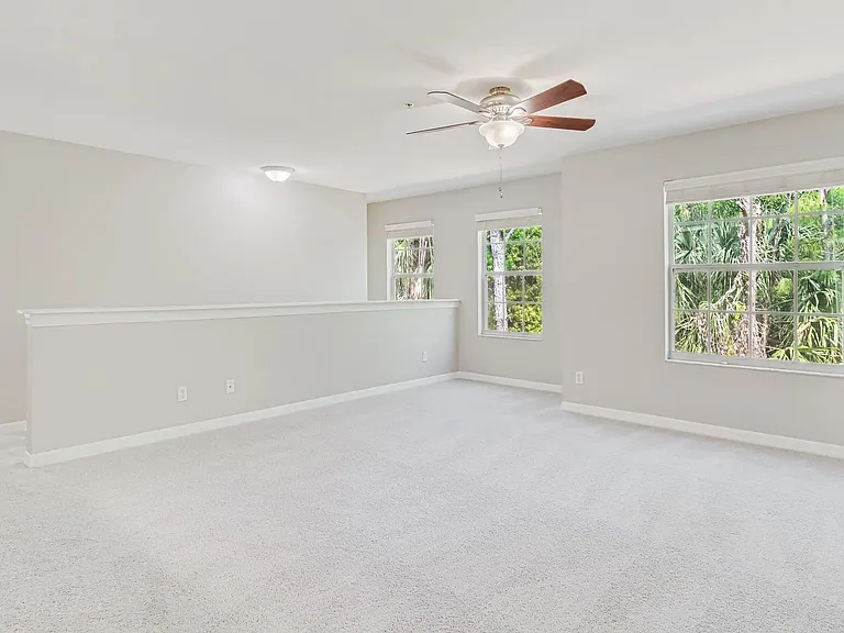 Embrace the space of our large living rooms with multi-speed ceiling fans!