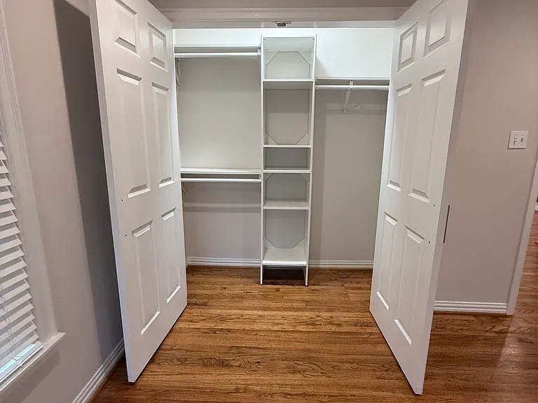West bedroom closet